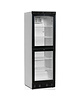 Tefcold Drankenkoeling | SERIE SCU | 372L | Wit/Zwart | +2°C/+10°C | Statisch + Ventilator | 2 Deuren (Verticaal) | Wielen | 595x640x1840(h)mm 