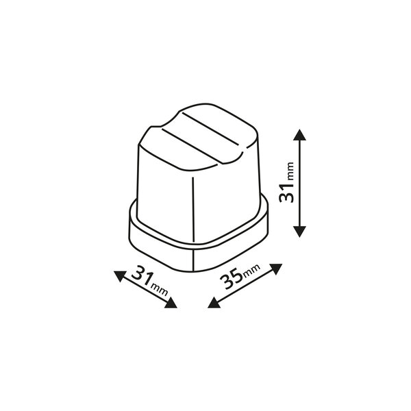 IJsblokjesmachine | SERIE TC | Volle Blokjes (18g) | 85kg/24u | Bunker 40kg | Luchtgekoeld | 738x600x822(h)mm
