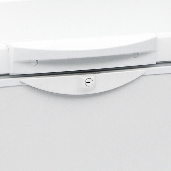 Koelkist | EBC | Wit | 414L | +3°C/+10°C | Statisch | Kanteldeksel | Wielen | 1516x696x857(h)mm