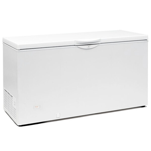 Koelkist | EBC | Wit | 414L | +3°C/+10°C | Statisch | Kanteldeksel | Wielen | 1516x696x857(h)mm