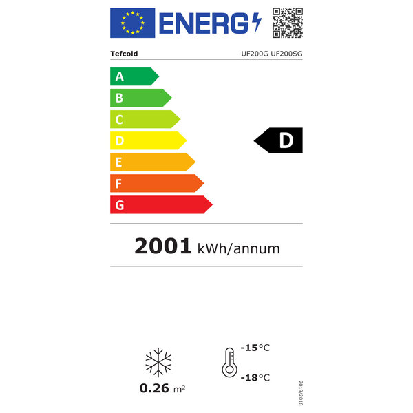 Vrieskast | SERIE U | 200L | Wit/Zwart | -10°C/-24°C | Statisch | Wielen | 600x585x855(h)mm