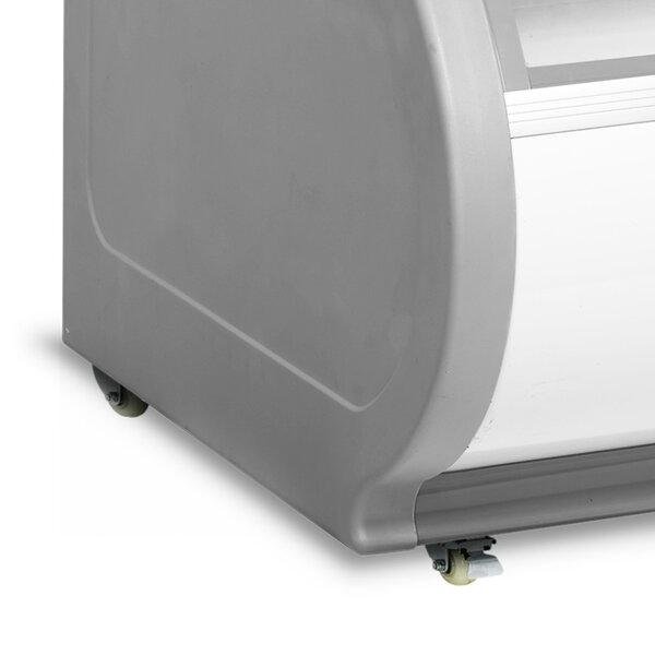 Supermarkt Vrieskist | 450L | Grijs/Wit | -15°C/-21°C | Statisch | Schuifdeksels | 2 Etages | 1210x790x1213h)mm