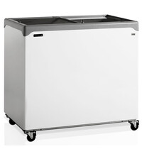 Tefcold Vrieskist | ICECREAM | 288L | Wit/Grijs | -14°C/-24°C | Statisch | Schuifdeksels | 1030x650x885(h)mm