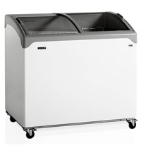 Tefcold Vrieskist | ICECREAM | 286L | Wit/Grijs | -14°C/-24°C | Statisch | Schuifdeksels | 1030x650x918(h)mm