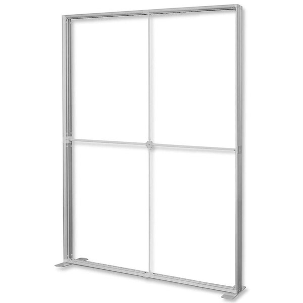 LED-Frame | PRO | Aluminium | Dubbelzijdig | Incl. Rolkoffer | 45W (230V) | 2000x120x2500(h)mm