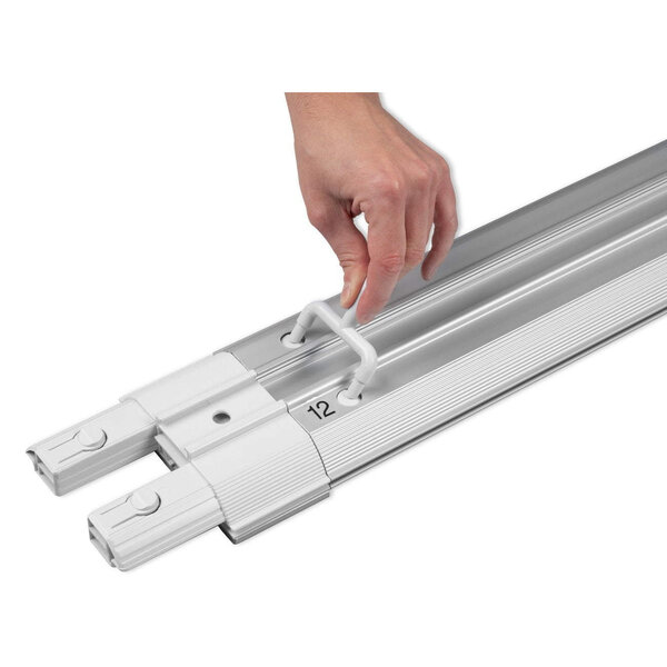 LED-Frame | PRO | Aluminium | Dubbelzijdig | Incl. Rolkoffer | 45W (230V) | 2000x120x2500(h)mm