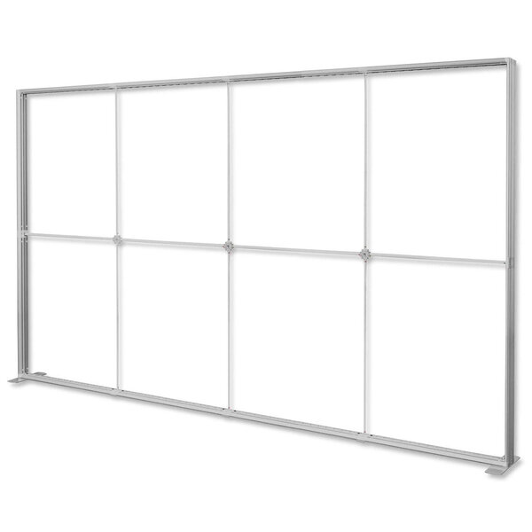 LED-Frame | PRO | Aluminium | Dubbelzijdig | Incl. Rolkoffer | 45W (230V) | 4000x120x2500(h)mm