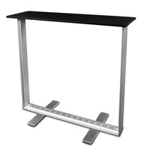 Luxus LED-Counter | BOX | Aluminium | Dubbelzijdig | 96W (230V) | Incl. Draagtas | 1080x290x1030(h)mm 