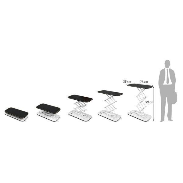 LED-Counter | PRESTON | Inklapbaar (Automatisch) | 230V | Rondom Beprintbaar | Incl. Draagtas | 780x380x990(h)mm