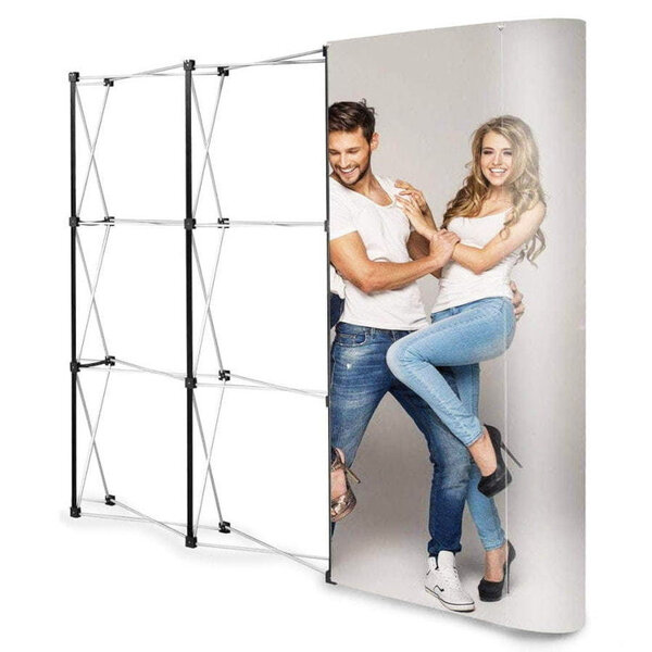 Beurswand | POP UP | Opvouwbaar | Incl. Wandpanelen | 2740x310x2300(h)mm