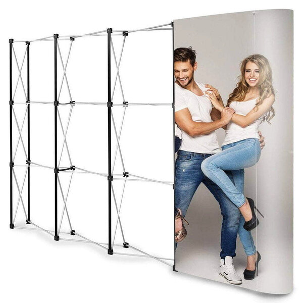Beurswand | POP UP | Opvouwbaar | Incl. Wandpanelen | 3430x310x2300(h)mm