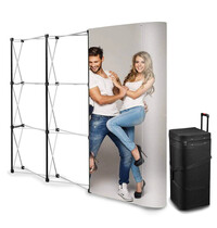 Luxus Beurswand | POP UP | Opvouwbaar | Incl. Wandpanelen + Roltas | 2740x310x2300(h)mm 