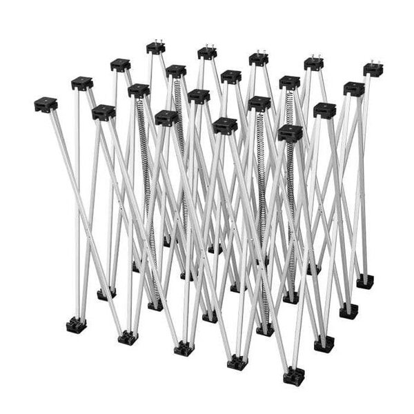 Beurswand | POP UP | Opvouwbaar | Incl. Wandpanelen + Roltas | 3430x310x2300(h)mm