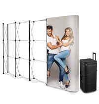 Luxus Beurswand | POP UP | Opvouwbaar | Incl. Wandpanelen + Roltas | 3430x310x2300(h)mm
