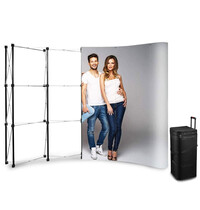 Luxus Beurswand | POP UP ARC | Opvouwbaar | Incl. Wandpanelen + Roltas | 3200x950x2300(h)mm