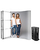 Luxus Beurswand | POP UP ARC | Opvouwbaar | Incl. Wandpanelen + Rolkoffer | 2700x680x2300(h)mm 