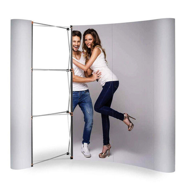 Beurswand | MAGNETIC ARC | Opvouwbaar | Incl. Wandpanelen + Roltas | 2460x660x2300(h)mm