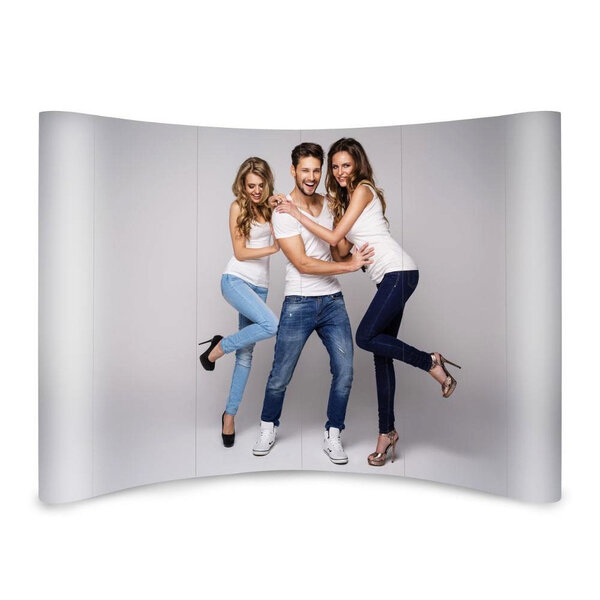 Beurswand | MAGNETIC ARC | Opvouwbaar | Incl. Wandpanelen + Roltas | 3000x960x2300(h)mm