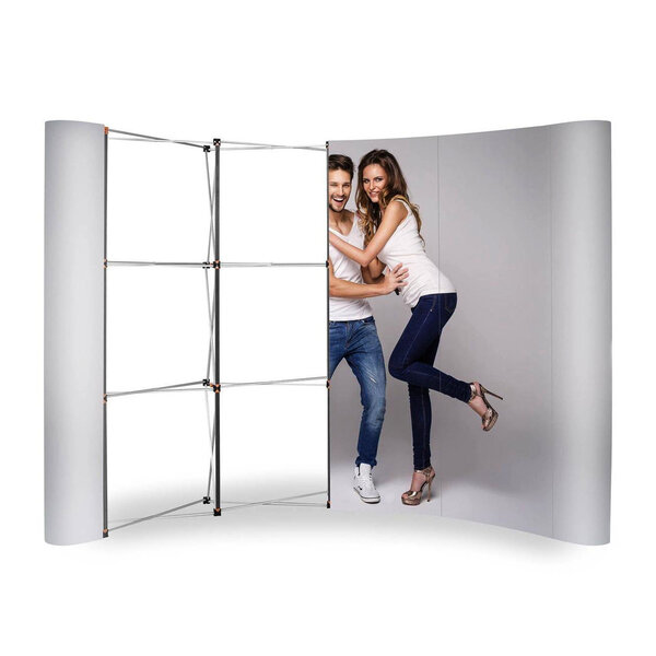 Beurswand | MAGNETIC ARC | Opvouwbaar | Incl. Wandpanelen + Roltas | 3000x960x2300(h)mm