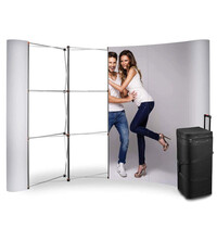 Luxus Beurswand | MAGNETIC ARC | Opvouwbaar | Incl. Wandpanelen + Roltas | 3000x960x2300(h)mm 