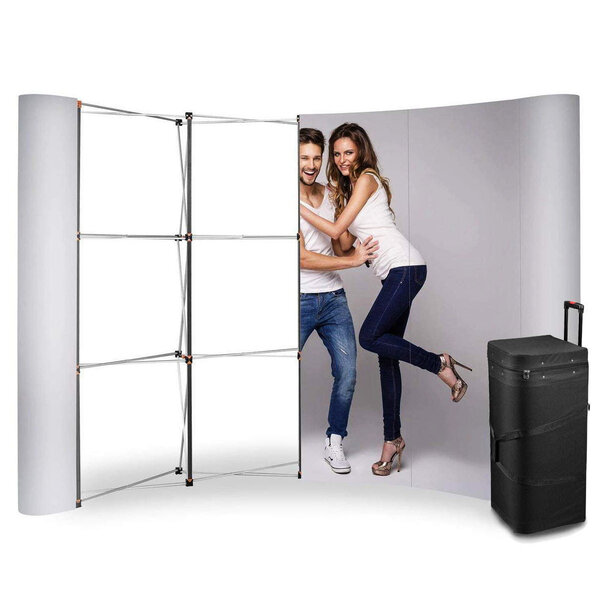 Beurswand | MAGNETIC ARC | Opvouwbaar | Incl. Wandpanelen + Roltas | 3000x960x2300(h)mm