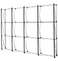 Luxus Beurswand | PREMIUM | Opvouwbaar (Semi-Automatisch)  | Incl. Wandpanelen + Rolkoffer | 2960x310x2230(h)mm 