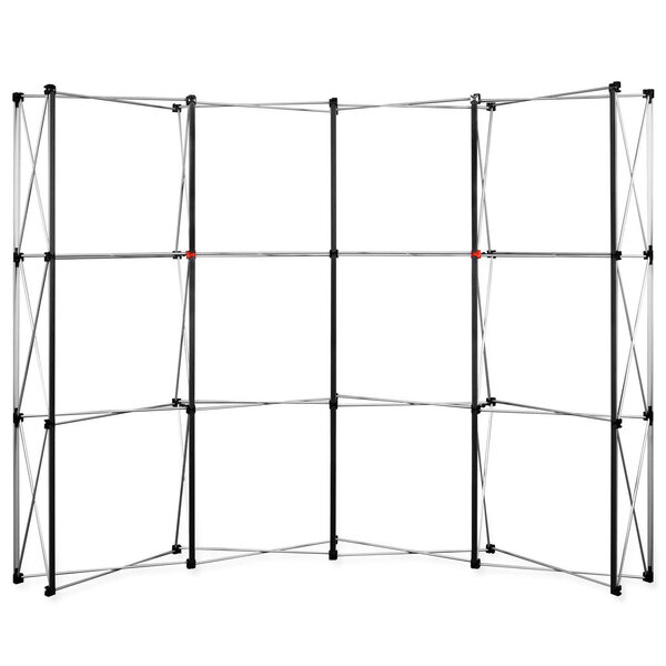 Beurswand | PREMIUM ARC | Opvouwbaar (Semi-Automatisch)  | Incl. Wandpanelen + Rolkoffer | 2860x500x2230(h)mm