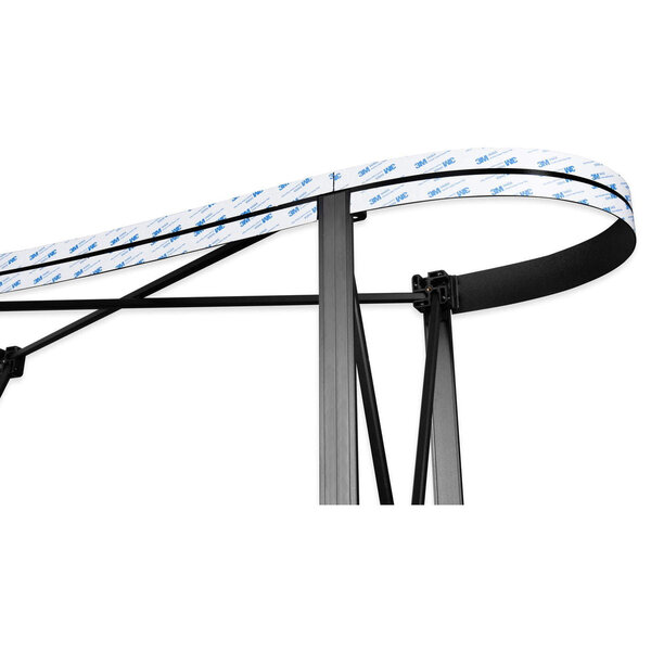 Beurswand | BLACK PRO | Opvouwbaar (Semi-Automatisch)  | Incl. Wandpanelen + Rolkoffer | 2210x310x2210(h)mm