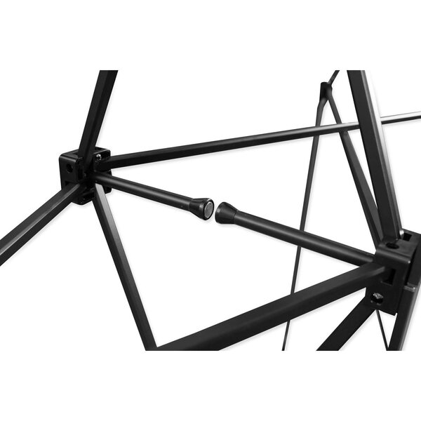 Beurswand | BLACK PRO | Opvouwbaar (Semi-Automatisch)  | Incl. Wandpanelen + Rolkoffer | 2210x310x2210(h)mm