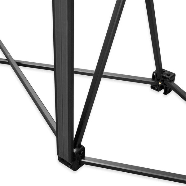 Beurswand | BLACK PRO | Opvouwbaar (Semi-Automatisch)  | Incl. Wandpanelen + Rolkoffer | 2210x310x2210(h)mm