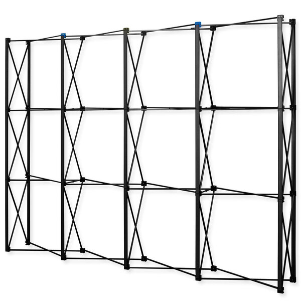 Beurswand | BLACK PRO | Opvouwbaar (Semi-Automatisch)  | Incl. Wandpanelen + Rolkoffer | 2940x310x2210(h)mm