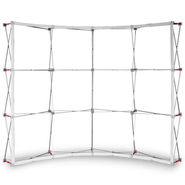 Beurswand | VELCRO ARC | Opvouwbaar | Incl. Draagtas | 2800x950x2260(h)mm