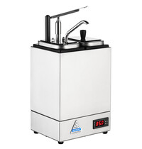 Bereila Verwarmde Sausdispenser | RVS | 1 NEOdis Dispenser + 1 Container (2x 3L) | ≤ 85°C | Instelbare Porties | 245x200x330(h)mm