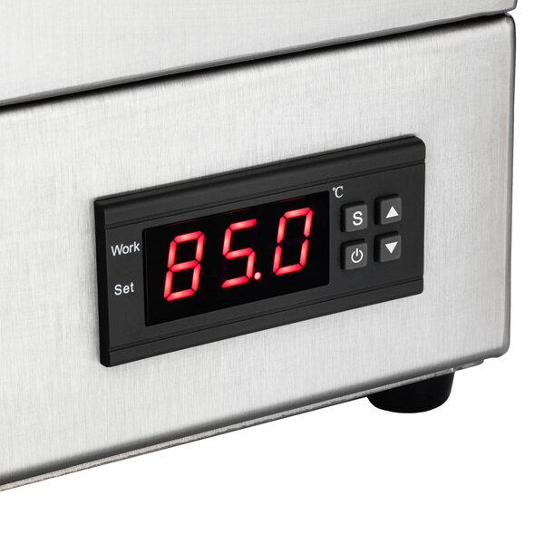 Verwarmde Sausdispenser | RVS | 3 NEOdis Dispensers (3x 3L) | ≤ 85°C | Instelbare Porties | 370x200x330(h)mm