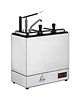 Bereila Verwarmde Sausdispenser | RVS | 1 NEOdis Dispenser + 2 Containers (3x 3L) | ≤ 85°C | Instelbare Porties | 370x200x330(h)mm 