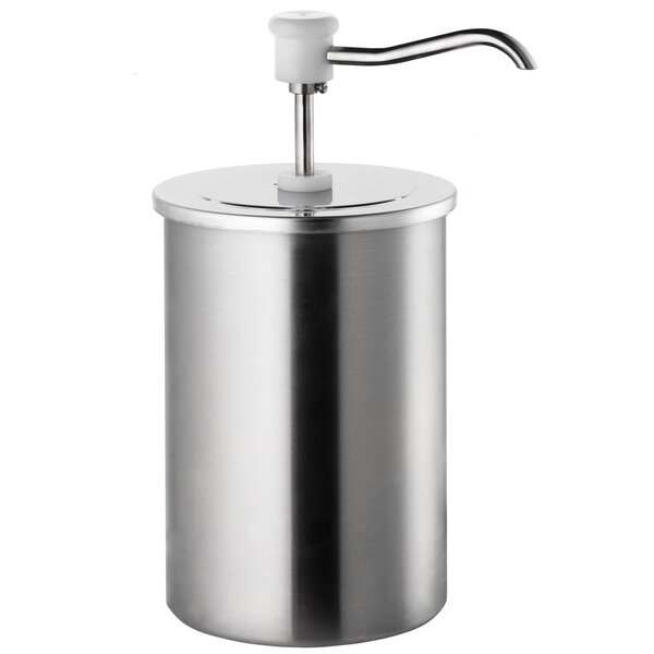 Dispenser + Container | BCMK | RVS | 6L | Ø190mm