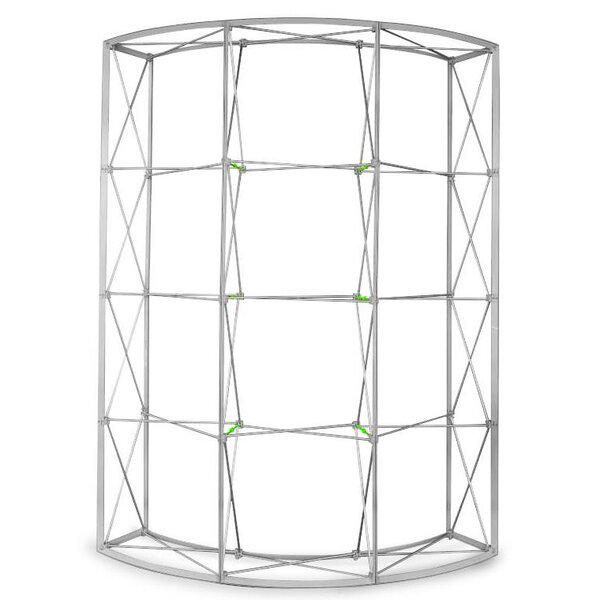 Beurswand | PRESTON ARC | Opvouwbaar | Dubbelzijdig | Incl. Draagtas | Optioneel Interne Verlichting | 2200x3000(h)mm