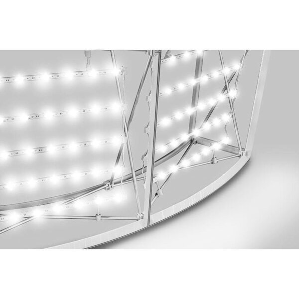 Beurswand | PRESTON ARC | Opvouwbaar | Dubbelzijdig | Incl. Draagtas | Optioneel Interne Verlichting | 2200x3000(h)mm