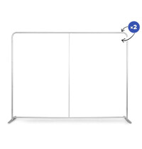 Luxus Beurswand | ATLANTIS | Dubbelzijdig | Incl. Draagtas | 3000x400x2250(h)mm 