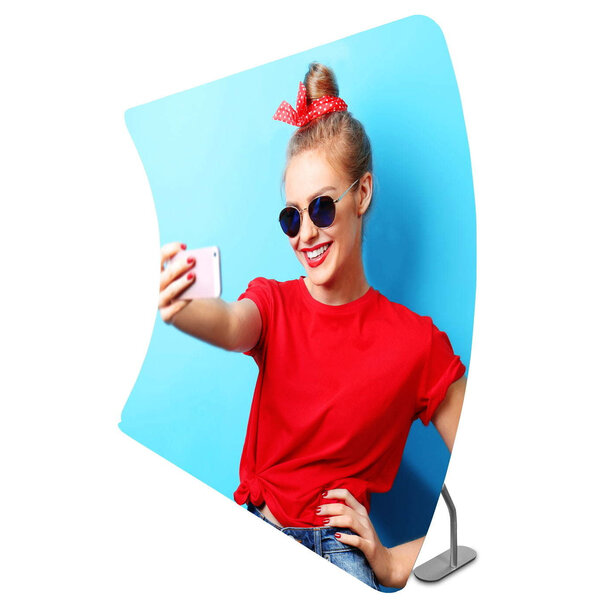 Beurswand | ATLANTIS U | Dubbelzijdig | Incl. Roltas | 2500x500x2300(h)mm