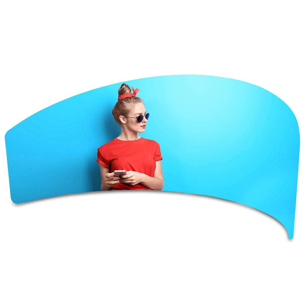 Beurswand | ATLANTIS CONFERENCE | Dubbelzijdig | Incl. Roltas | 3050x1430x1500(h)mm