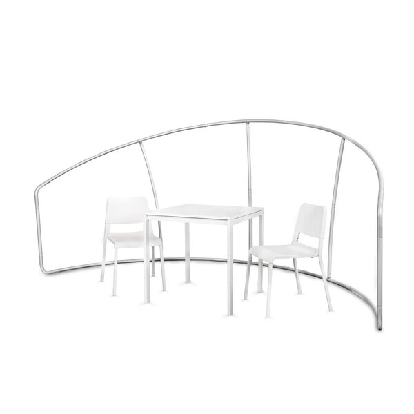 Beurswand | ATLANTIS CONFERENCE | Dubbelzijdig | Incl. Roltas | 3050x1430x1500(h)mm