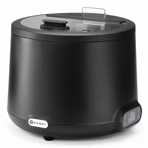 Soepketel | UNIQ (Design by Bronwasser) | Zwart | 8L | 35°C/85°C | 0.5kW (230V) | Ø366x325(h)mm