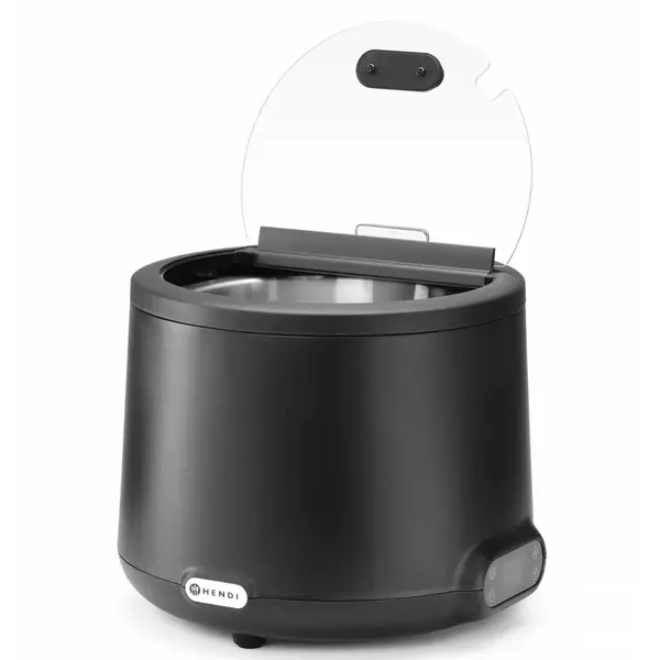 Soepketel | UNIQ (Design by Bronwasser) | Zwart | 8L | 35°C/85°C | 0.5kW (230V) | Ø366x325(h)mm