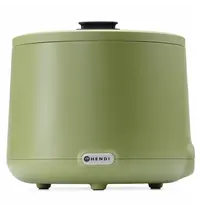 HENDI Soepketel | UNIQ (Design by Bronwasser) | Groen | 8L | 35°C/85°C | 0.5kW (230V) | Ø366x325(h)mm