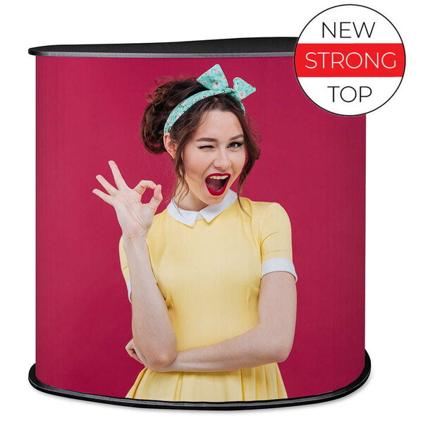 Counter | PROMO | Demonteerbaar | Voor-/Zijkanten Beprintbaar | Incl. Draagtas | 920x450x930(h)mm