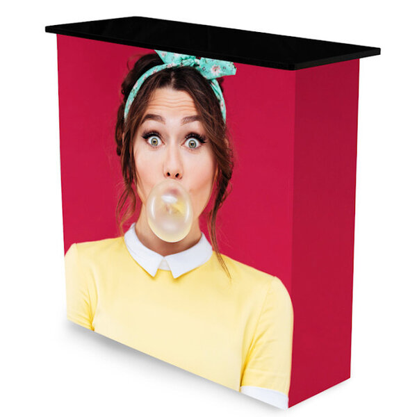 Counter | VELCRO | Opvouwbaar | Rondom Beprintbaar | Incl. Draagtas | 1000x400x1000(h)mm