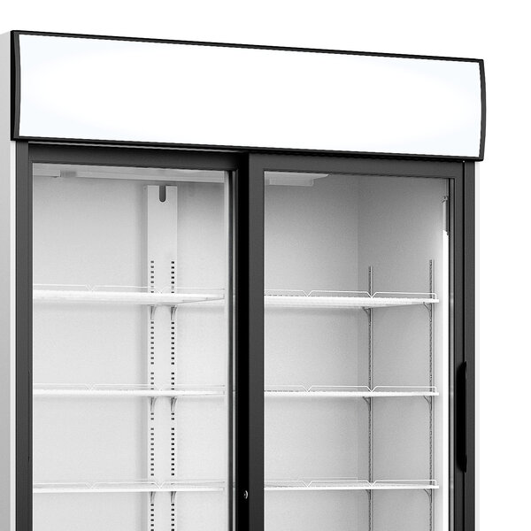 Koelkast | 706L | Zwart/Wit | +1°C/+10°C | Statisch + Ventilator | Schuifdeuren | Wielen (Geremd) | 1120x610x1973(h)mm