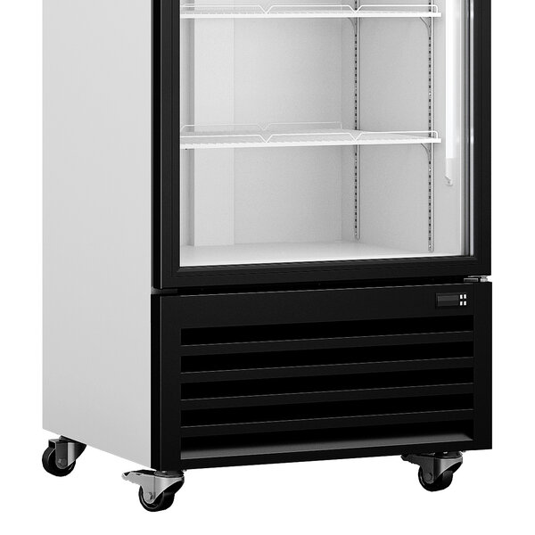 Koelkast | 370L | Zwart/Wit | +1°C/+10°C | Statisch + Ventilator | Wielen (Geremd) | 610x610x1973(h)mm
