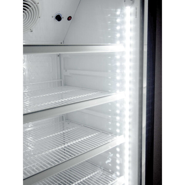 Drankenkoeling | 310L | Zwart/Wit | 0°C/+10°C | Statisch + Ventilator | Wielen | 620x635x1562(h)mm